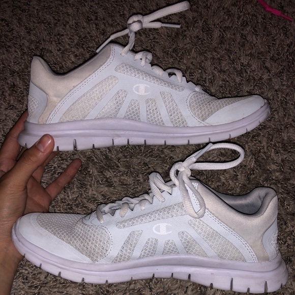 Champion Shoes | White Tennis | Poshmark